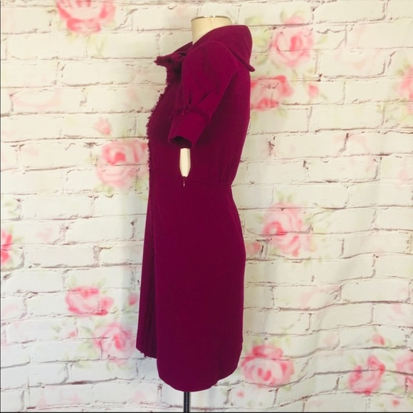 Marc by Marc Jacobs wrap neck wool sheath dress - Picture 5 of 8